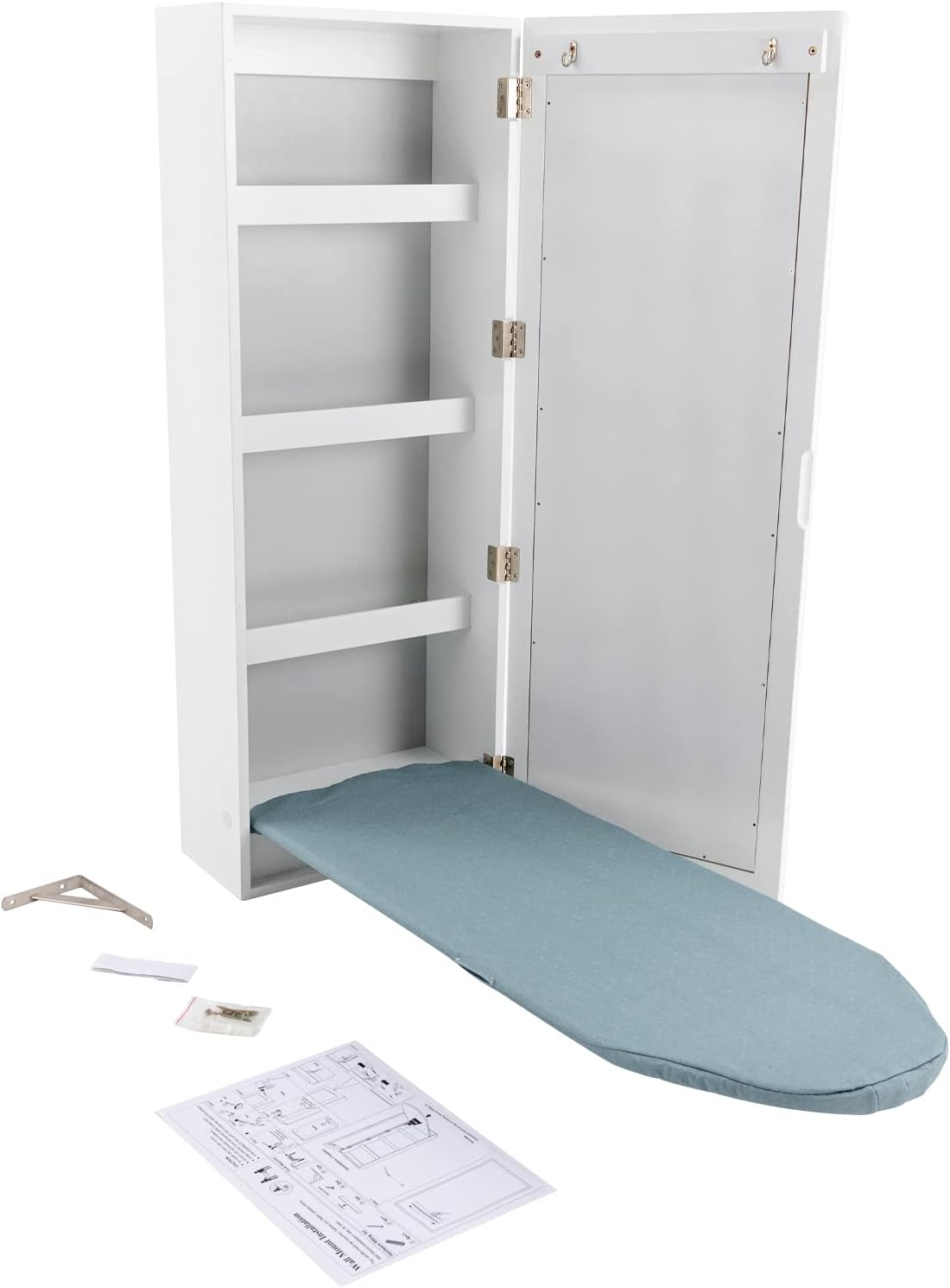DYRABREST Wall Mounted Ironing Board Cabinet