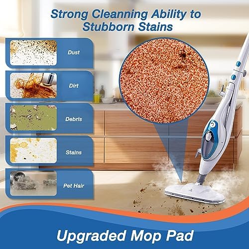8-Piece Steam Mop Pads for PurSteam