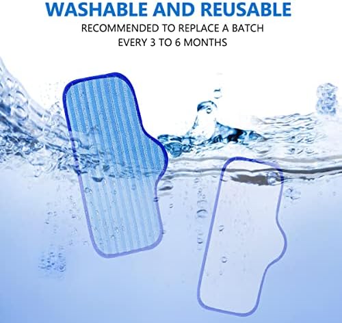 KEEPOW Gentle Microfiber Pads for Neat Steam Cleaner 6-Pack