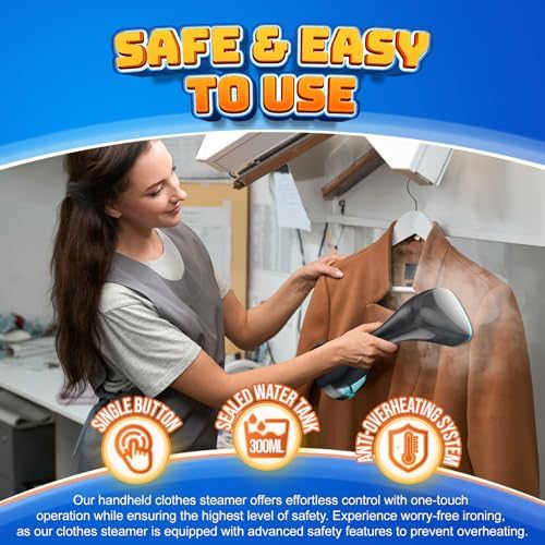 Fast Heat-Up Powerful Clothes Steamer