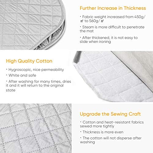 YQMAJIM upgraded ironing mat set
