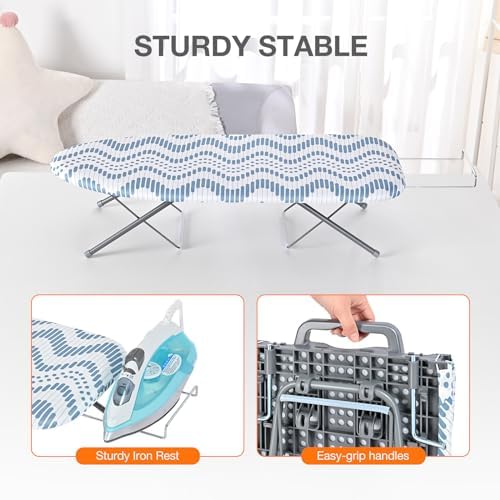 Perfect Compact Tabletop Ironing Board for Home Travel Use