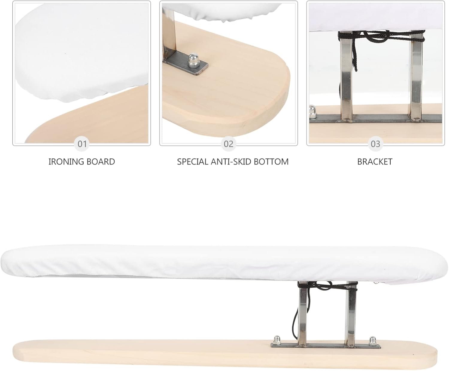 Ironing Mat PadNon-Slip Durable Travel Small Compact Smooth Soft Easy to Clean