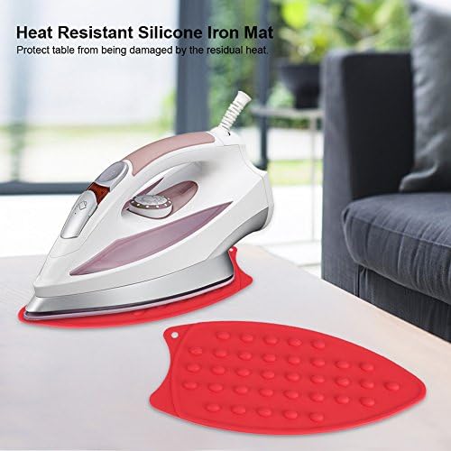 Dsacxixai Silicone Iron Rest Pad Heat-Resistant Non-Stick Mat