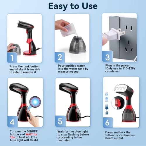 15s Fast Heat-Up Clothes Steamer