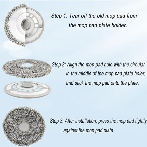 Mop Pad Plate for Dreame L10 Ultra Robot Vacuum