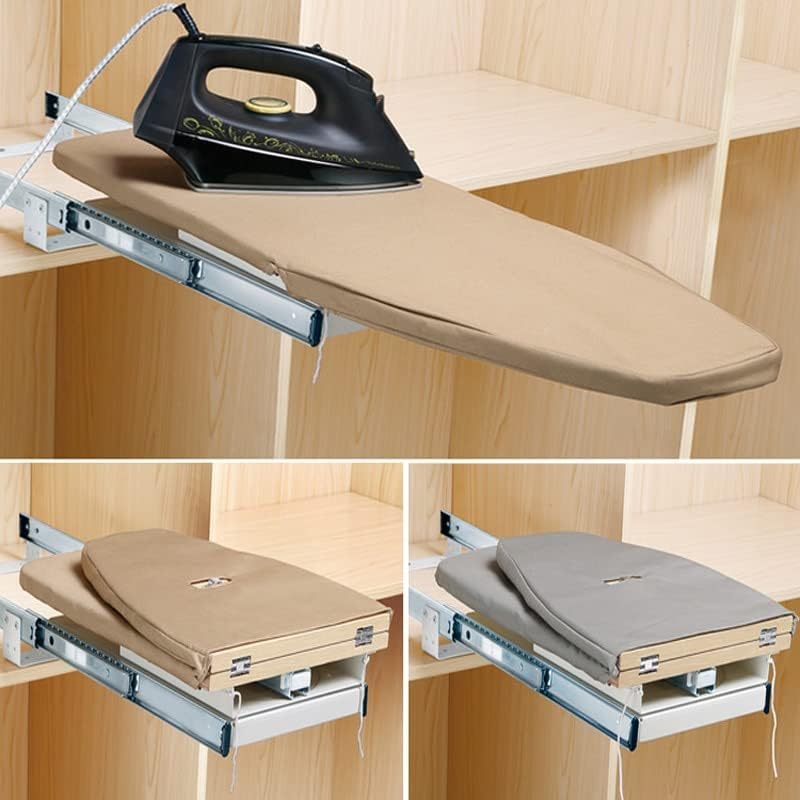 180 Rotation Folding Ironing Board Hidden Folding Wardrobe Storage Use