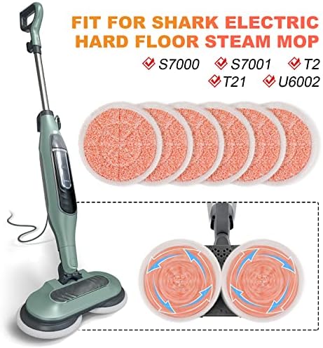 Sgizoku Shark S7000 Steam Mop Pad Shark Compatible Replacement Detected