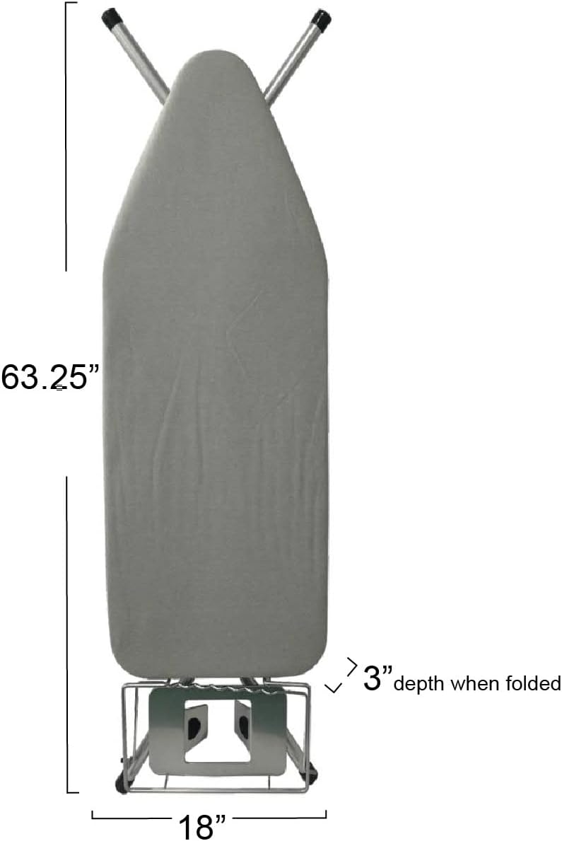 Sturdy 4-Leg Ironing Board with Durable Steel Top
