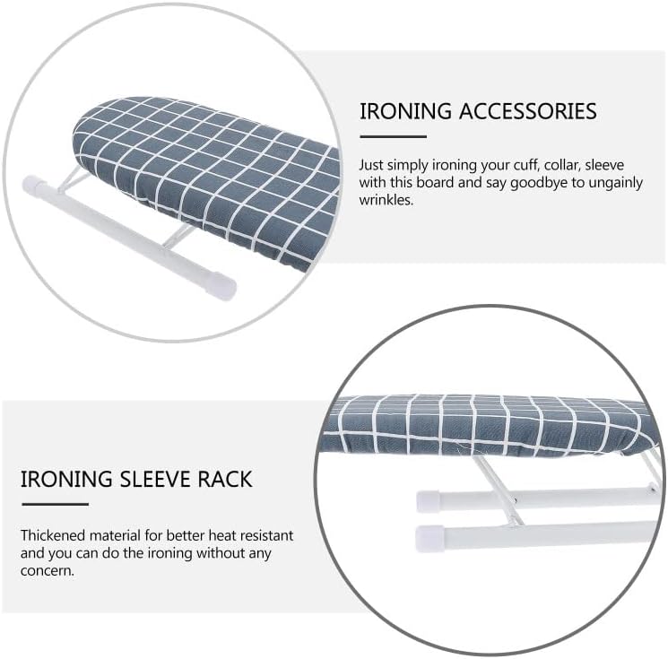 ZY Mini Ironing Board Portable Compact Tabletop for Craft Rooms