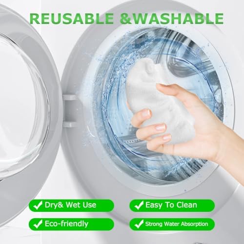 10-Piece Set of Durable Steam Mop Pads for Handheld Steam Cleaner