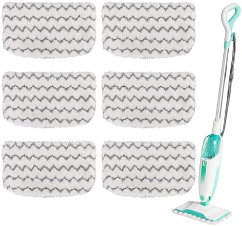 Update Your Shark Steam Mop with Tidy Monsters 6-Pack Microfiber Pads