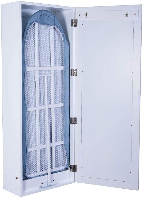 Wall-Mounted Ironing Board Cabinet Full-Function Folding Design