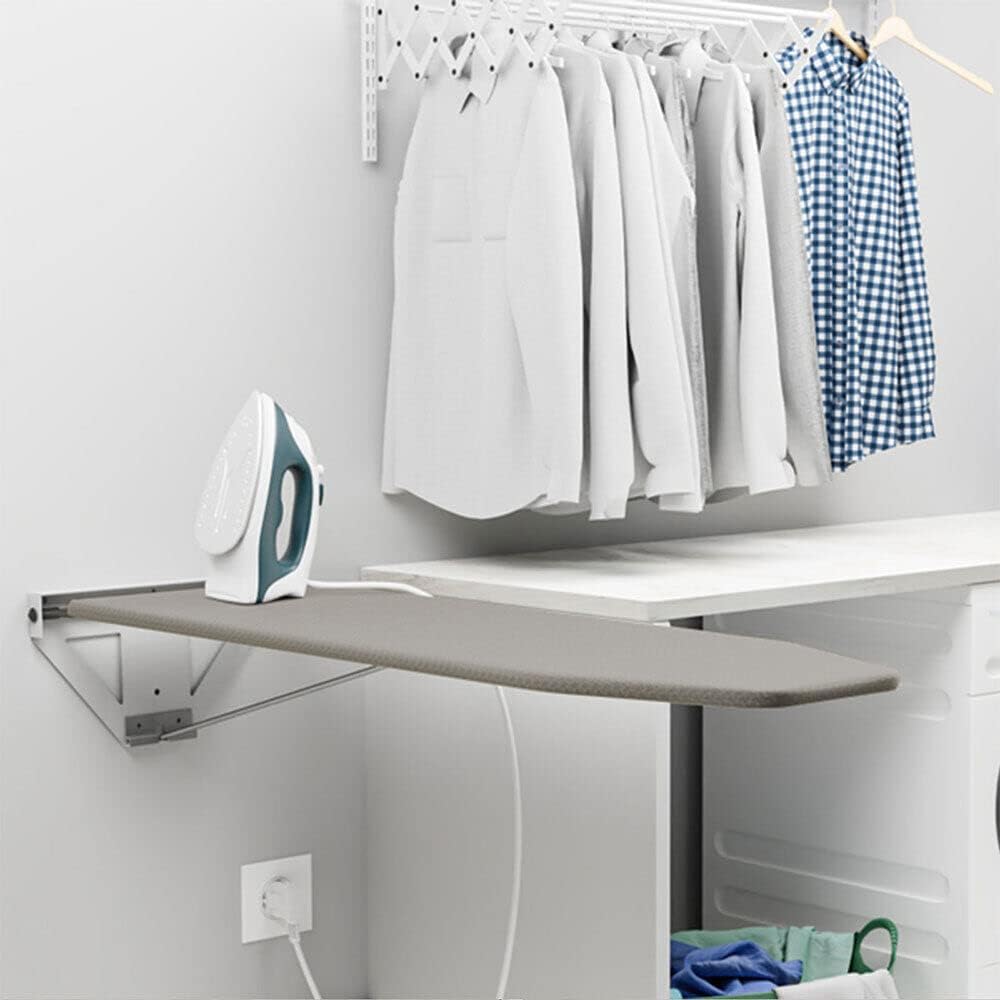 Space-Saving Wall-Mounted Ironing Board