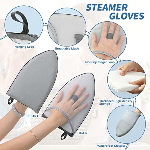 Heat-Resistant Over-the-Door Steamer Pad Gloves