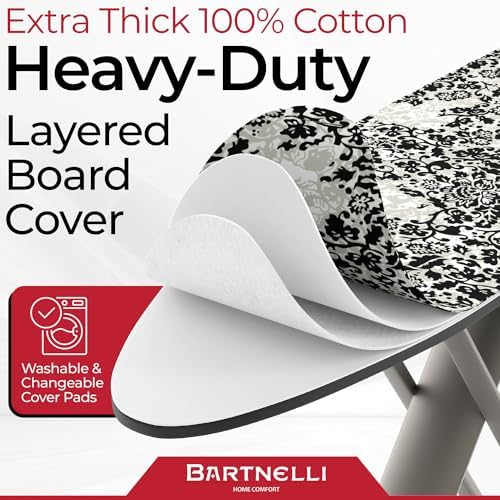 Bartnelli Pro Luxury Ironing Board 62x19 T-Leg Foldable