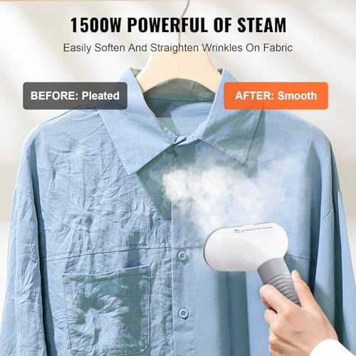 VEVOR Standing Steamer with 4-in-1 Features for Efficient Garment Steaming