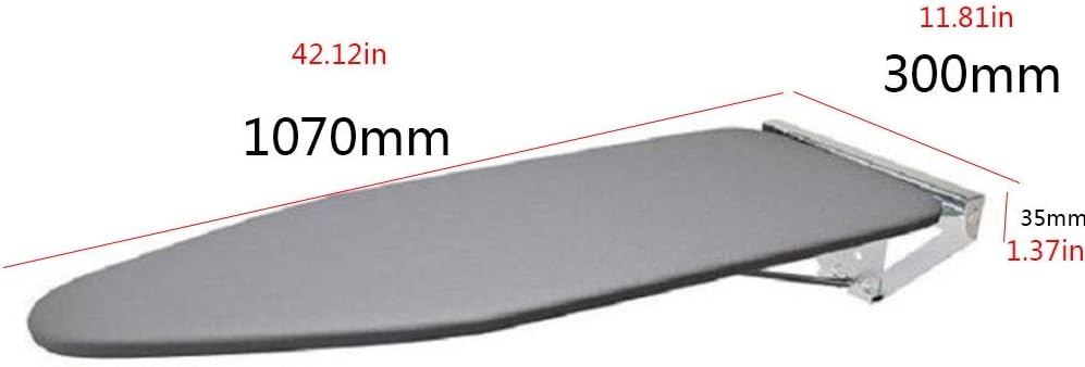 Wall Mounted Foldable Ironing Board with Hidden Design