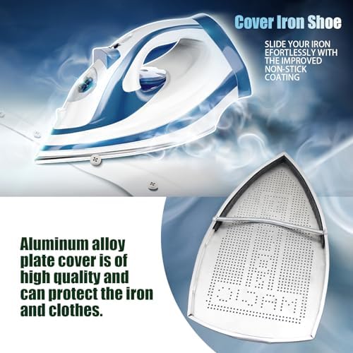 FQTANJU 2-Piece Aluminum Ironing Shoe Covers Set Durable Rust-Resistant
