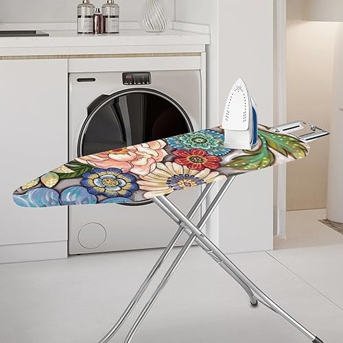 ZDCUSTOM Boho Flower Ironing Board Cover