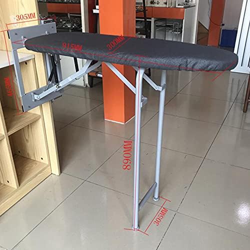Folding Ironing Board with Cover and 90 Swivel for Kitchen Use
