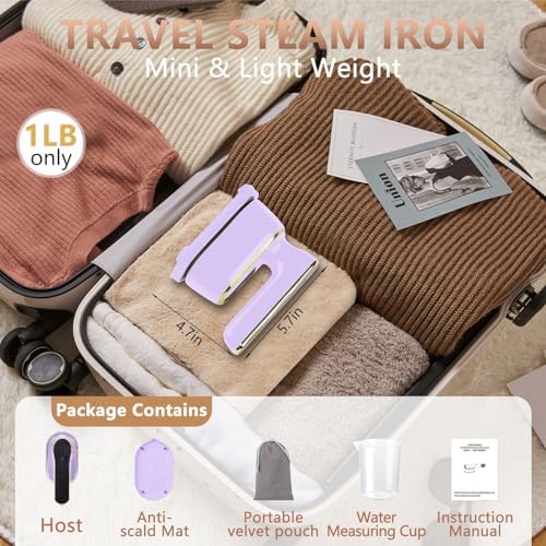 Fast-Wiing Steam 110-120v Portable Travel Size Wrinkle Free