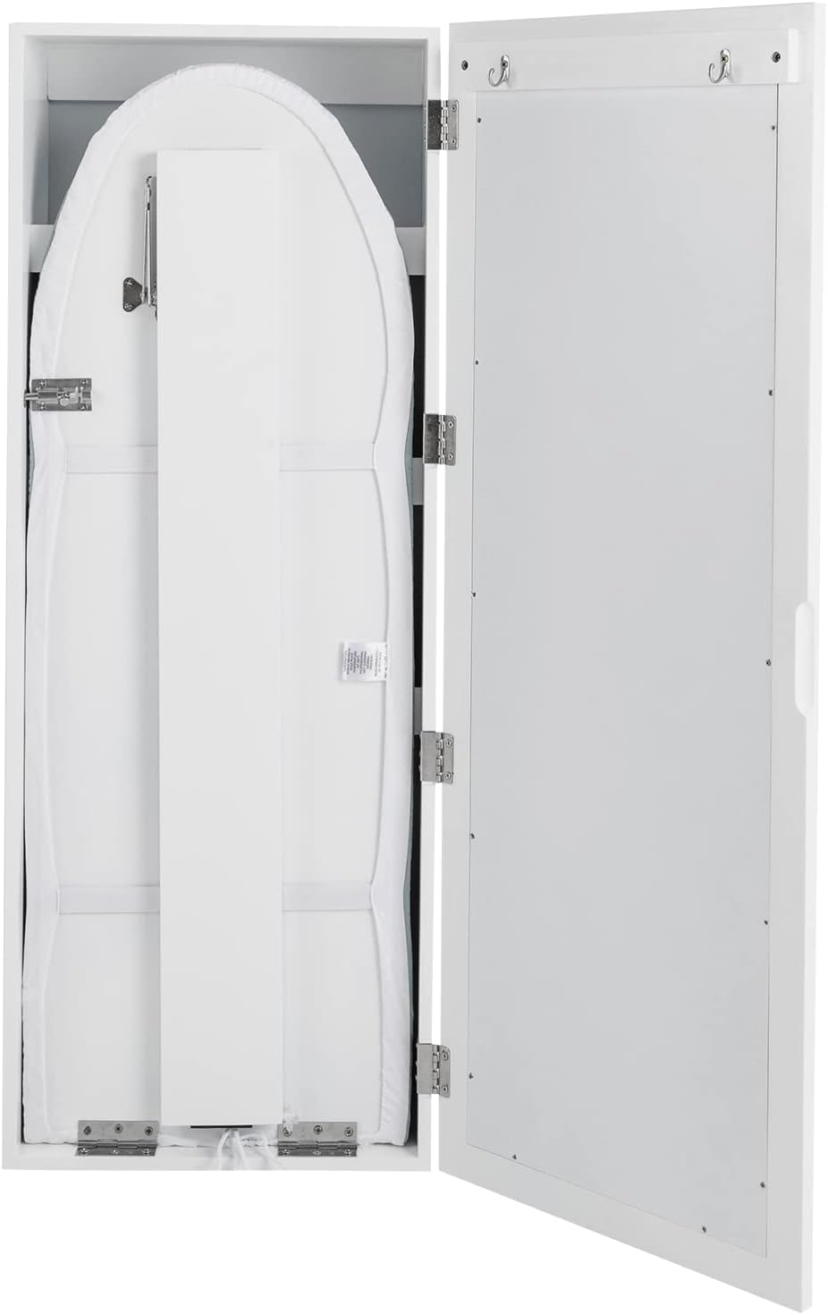 Wall Mounted Ironing Board with Storage Cabinet