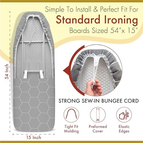 Ironing Board Cover Pad 15x54