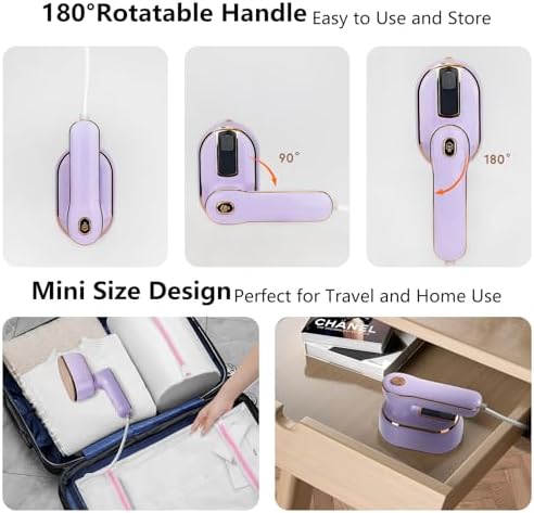 Mini Travel Steamer Iron for Easy Wearing