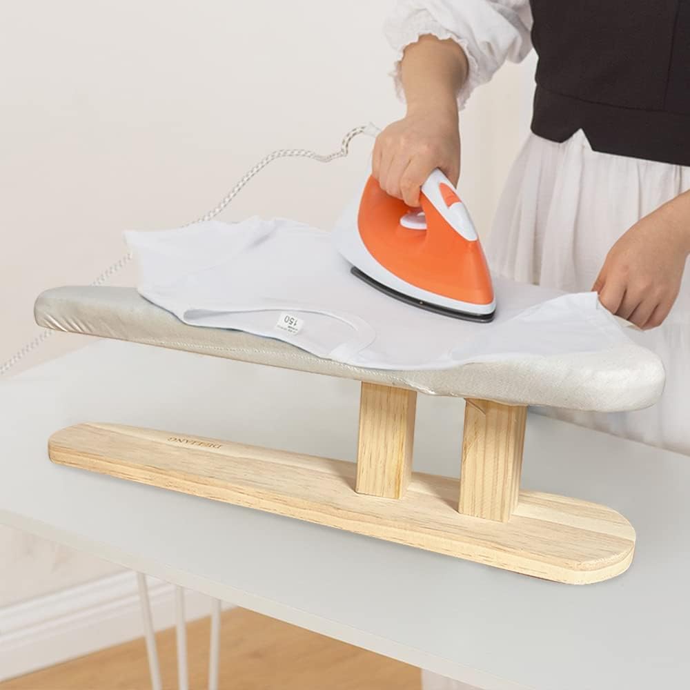 Perfect for daily use compact sturdy ironing board with padded chest sleeve