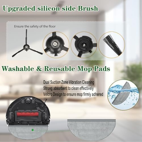 Quick Replacement Set for Roborock S8 Pro Vacuum