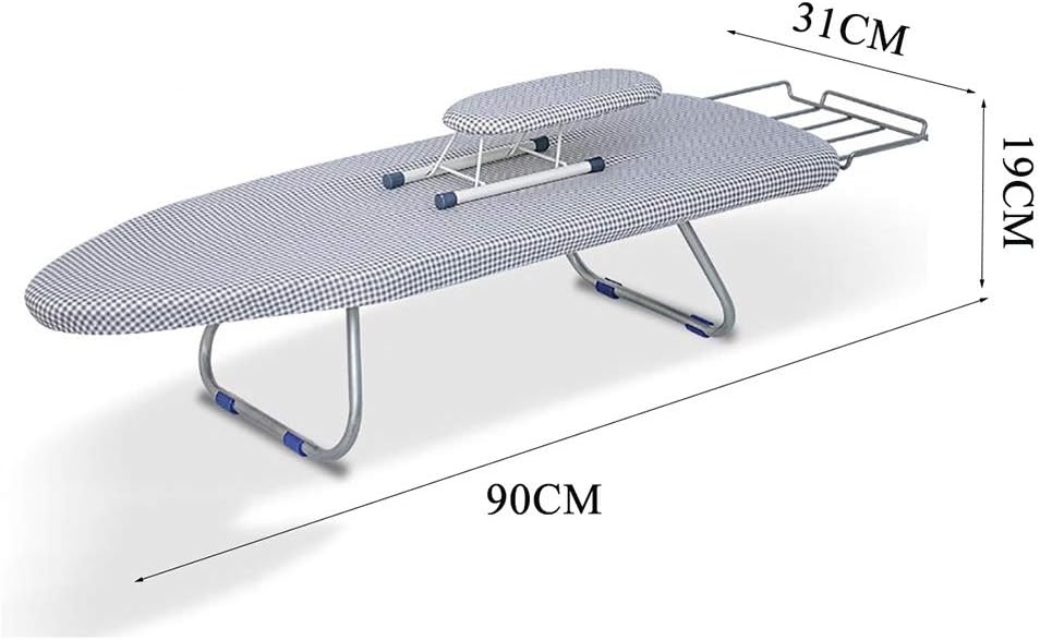 Foldable Ironing Board with Ironing Rack and Storage