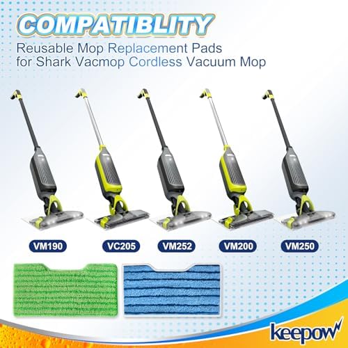 Reusable Shark Vacuum Mop Pads