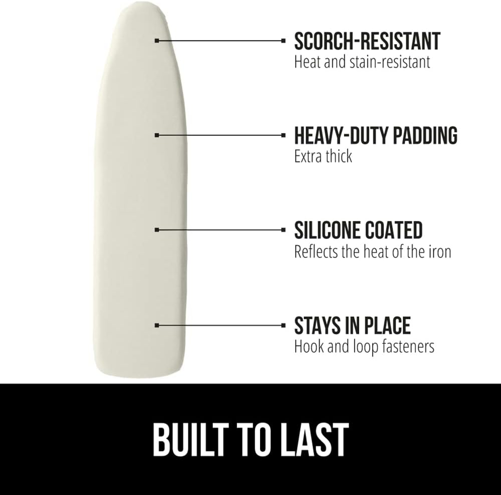 Gorilla Grip Heavy Duty Wall Hanging Ironing Board Cover 25 lbs