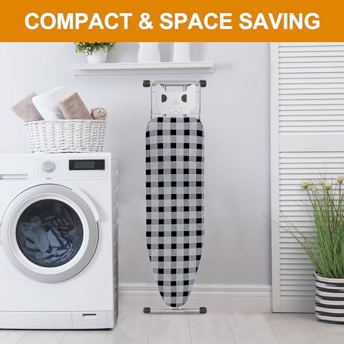 Extra Wide Ironing Board with Adjustable Heat