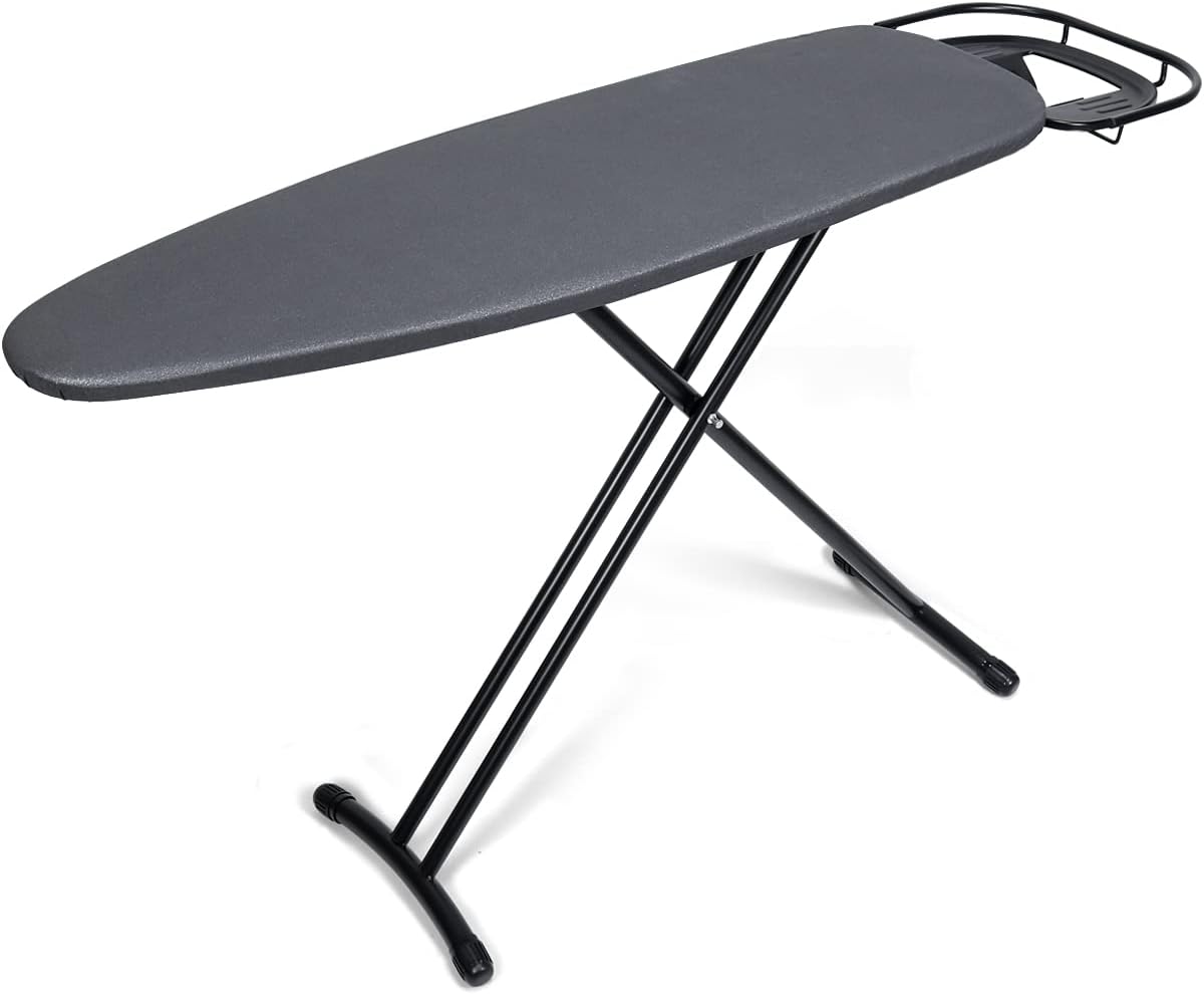 Professional Quality 14x43 Ironing Board with Retractable Rest