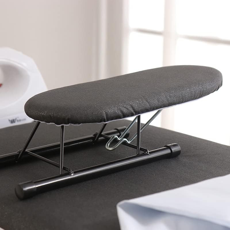 ZHDBD Black Folding Ironing Board Height Adjustable X-shaped Design