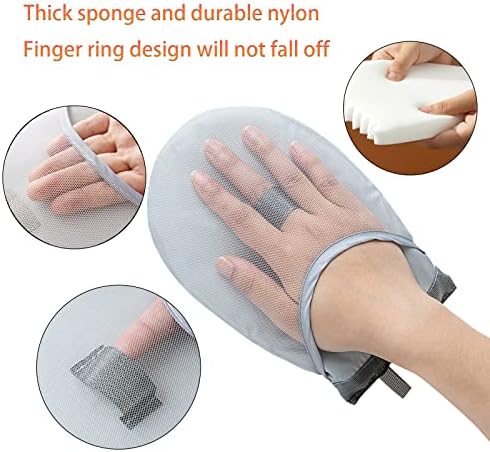 2-Piece Heat-Resistant Anti-Steam Garment Steamer Gloves