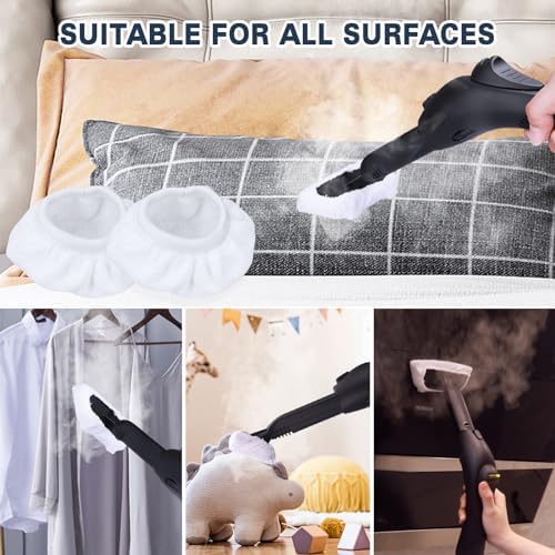 6-Piece Microfiber Mop Pad Set 3-Piece Iron-On Cloth Set
