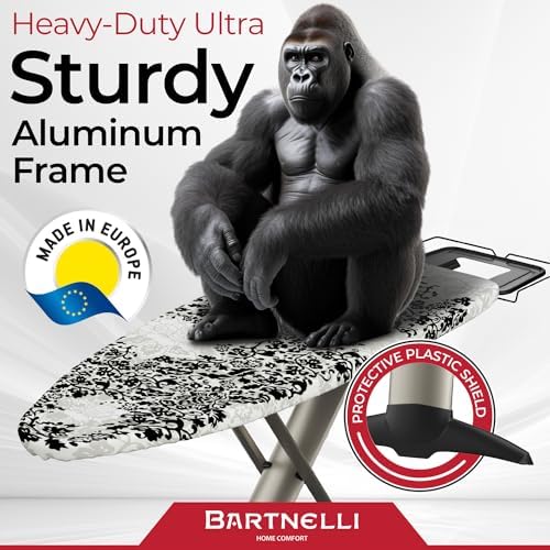 Bartnelli Pro Luxury Ironing Board 62x19 T-Leg Foldable