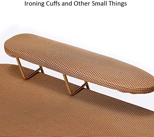 ZHDBDPro Ironing Board Large Foldable Retractable Multi-Functional Brown 122x98cm