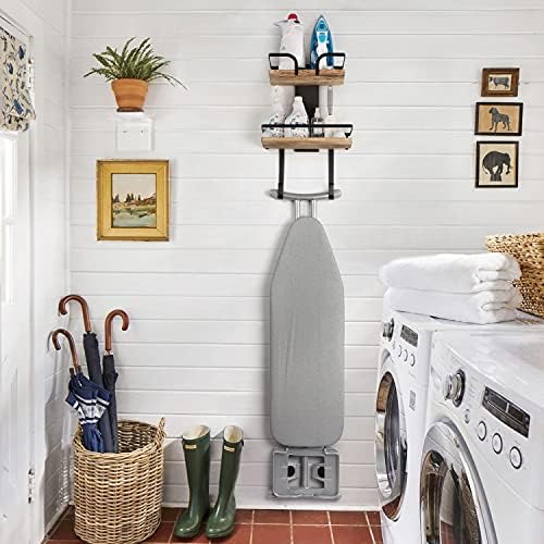 VINAEMO Ironing Board Hanger Wall Mount with 2 Layers