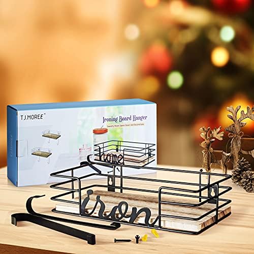 TJMOREE Hanger - Large Storage With Removable Ironing Board Holder