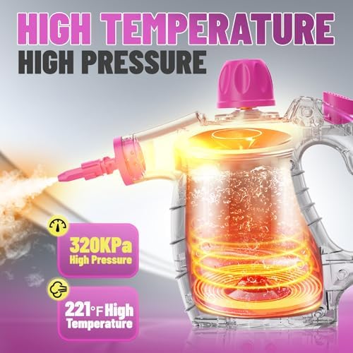 SteamFusion Pressurized Handheld Steam Cleaner