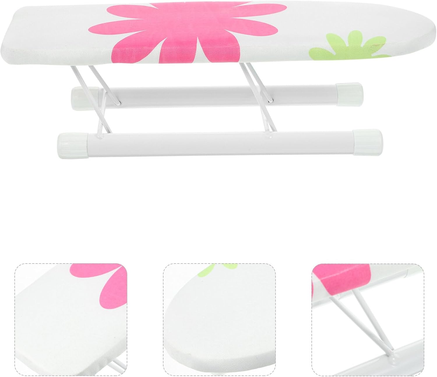 Compact Multi-Purpose Ironing Board with Iron Holder