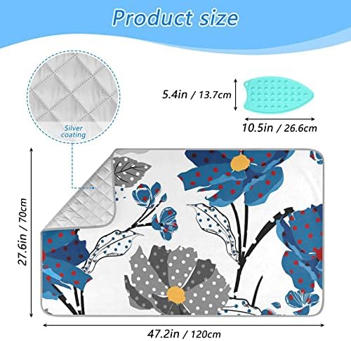 DOMIKINGTravel Ironing Mat Portable Heat-Resistant