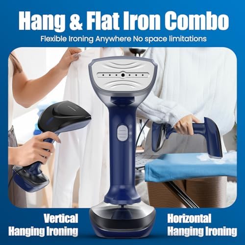 Powerful 1800W Steam Iron steamer for quick and easy wrinkle removal