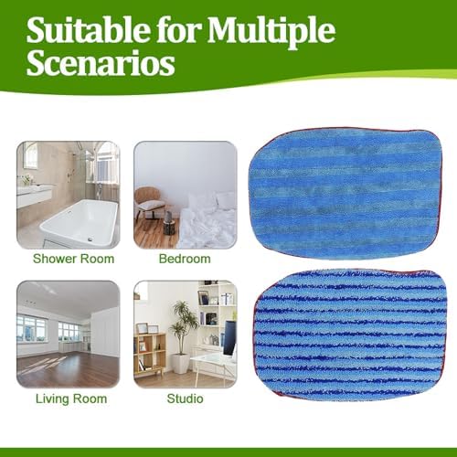 Compact Microfiber Mop Pads for Steam Cleaners