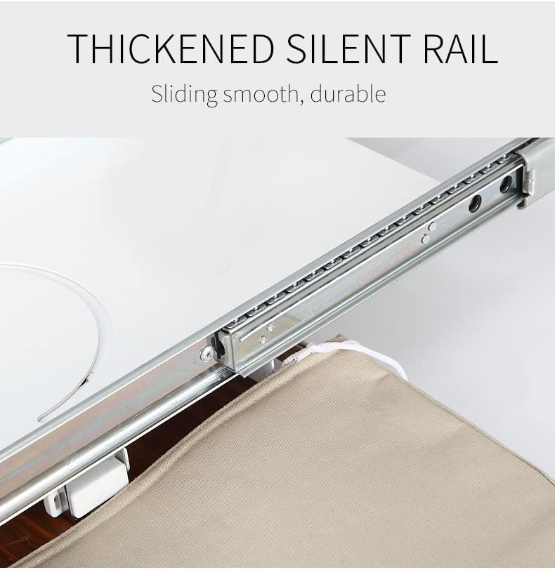 Zhibum Foldable Ironing Board 180 Rotating Space-Saving Durable
