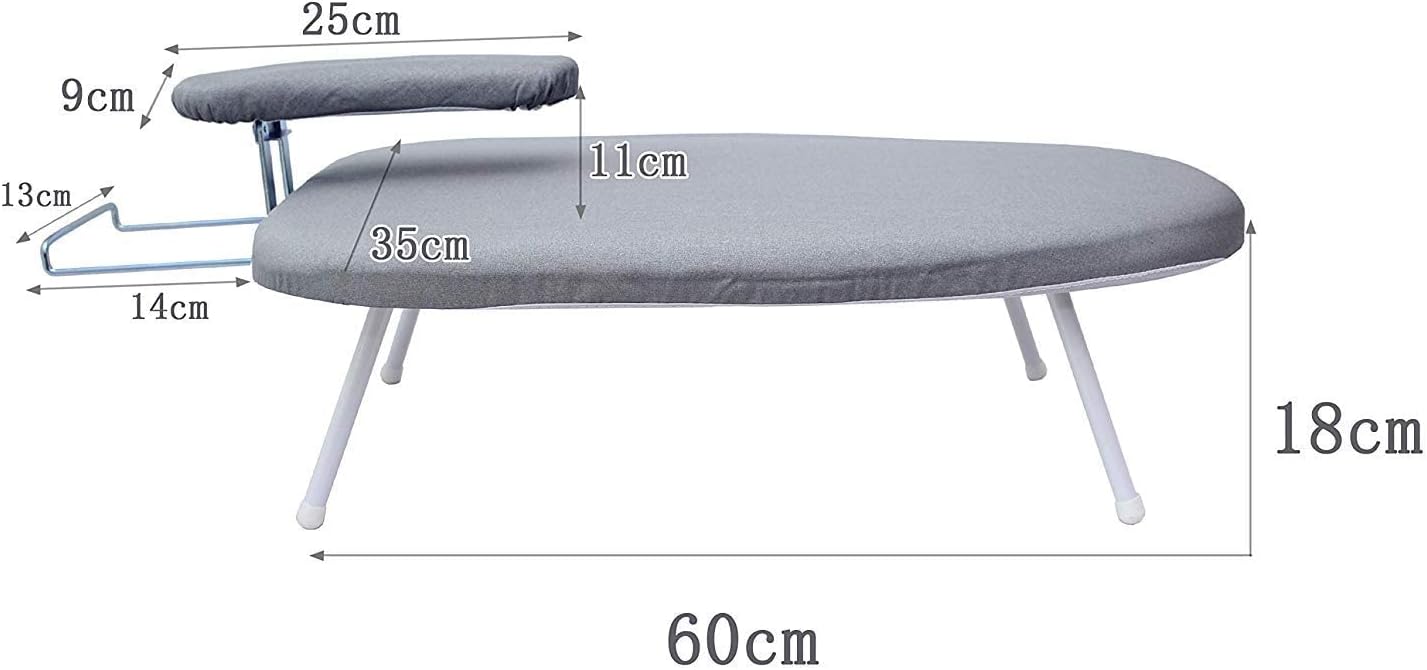 Compact Portable Folding Travel Ironing Board for Home Laundry Use